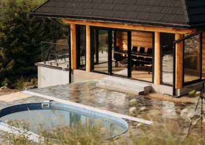 SPACowka - outside, house, swimming pool