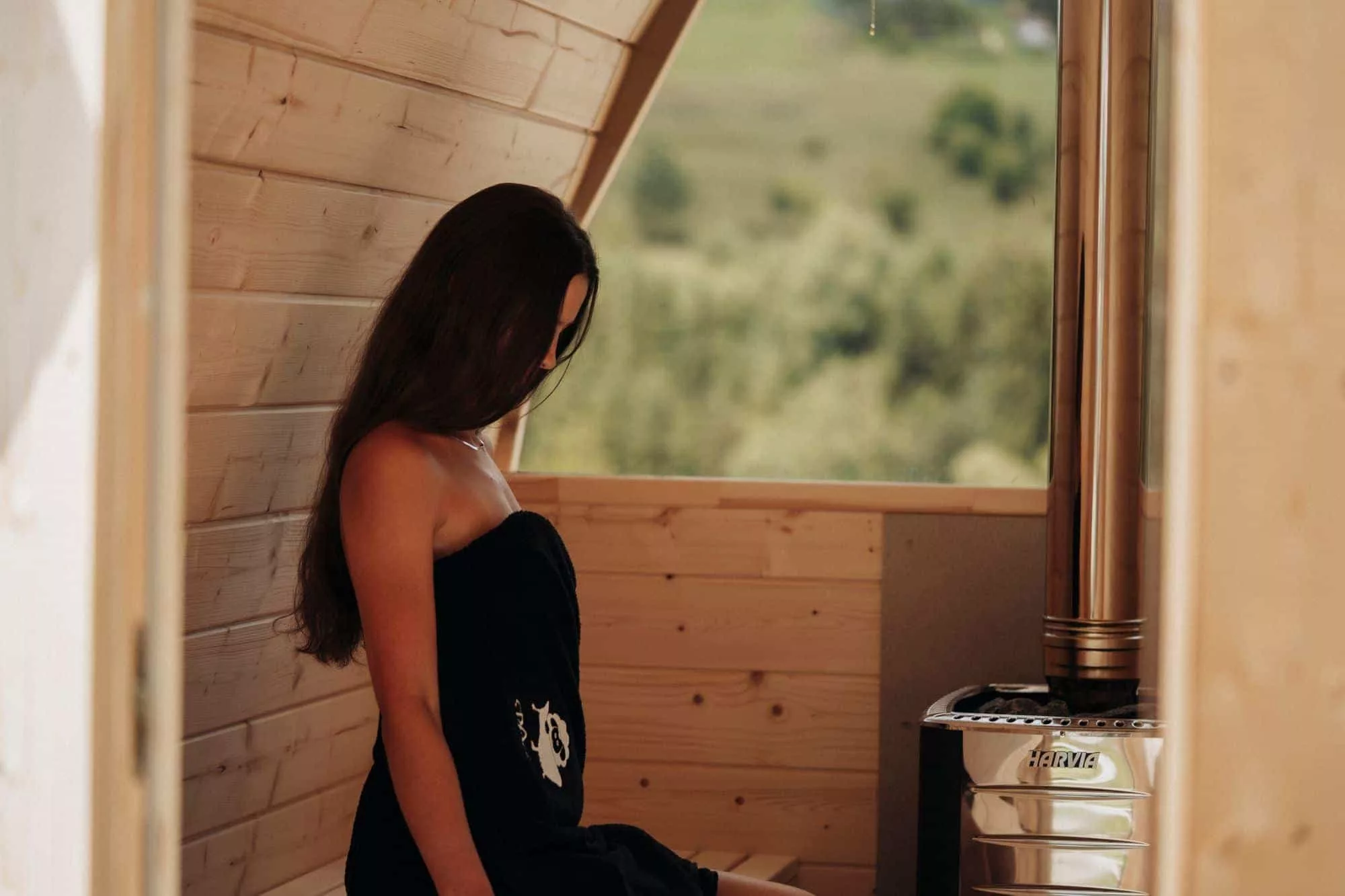 SPAcowka - woman in sauna